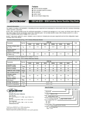 CD214A-B40LLF Datasheet PDF Bourns, Inc