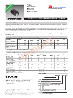 CD214A-B340LF Datasheet PDF Bourns, Inc