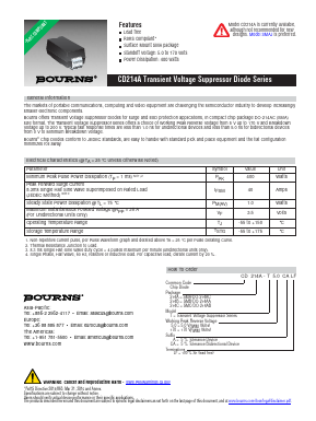 CD214A-T100ALF Datasheet PDF Bourns, Inc