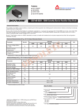 CD214B-B360 Datasheet PDF Bourns, Inc