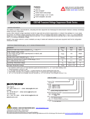 CD214B-T160A Datasheet PDF Bourns, Inc