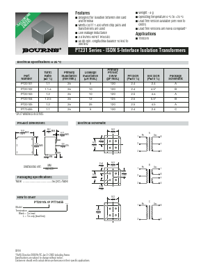 PT23103L Datasheet PDF Bourns, Inc
