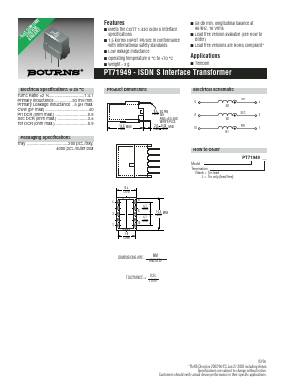 PT71949L Datasheet PDF Bourns, Inc