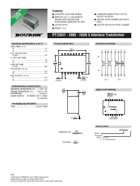 PT73031 Datasheet PDF Bourns, Inc