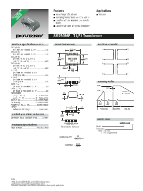 SM75056EL Datasheet PDF Bourns, Inc