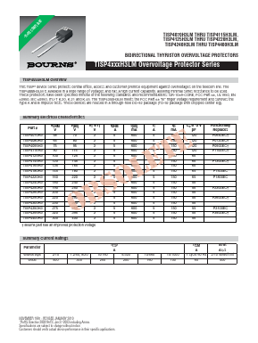 TISP4395H3LMS Datasheet PDF Bourns, Inc