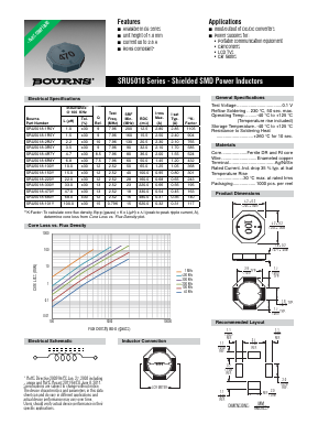 SRU5018 Datasheet PDF Bourns, Inc