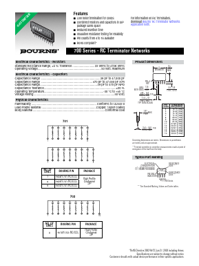 4607H-701-682/820L Datasheet PDF Bourns, Inc