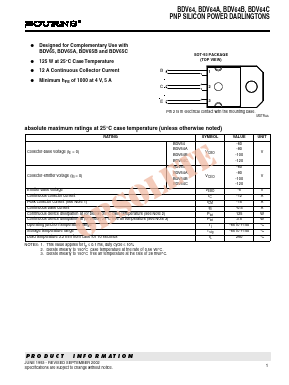 BDV64B Datasheet PDF Bourns, Inc