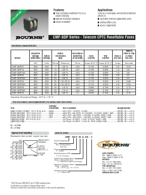 CMF-SDP35-XX-2 Datasheet PDF Bourns, Inc