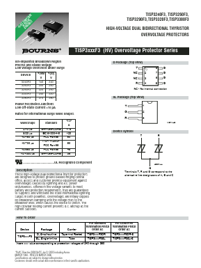 TISP3240F3SL-S Datasheet PDF Bourns, Inc