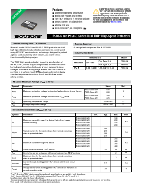 P500-G120-WH Datasheet PDF Bourns, Inc