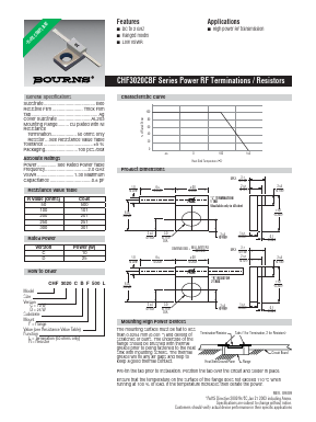 CHF3020CBF201L Datasheet PDF Bourns, Inc