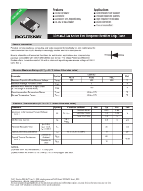 CD214C-FS3X Datasheet PDF Bourns, Inc