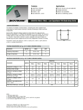 CDSOT23-T36LC Datasheet PDF Bourns, Inc