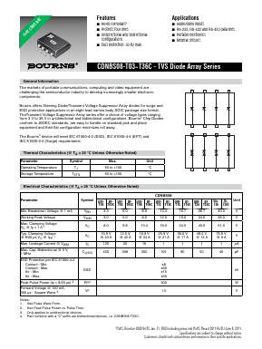 CDNBS08-T12 Datasheet PDF Bourns, Inc