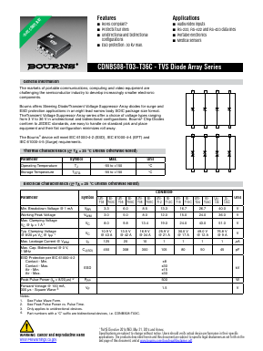 CDNBS08-T15 Datasheet PDF Bourns, Inc