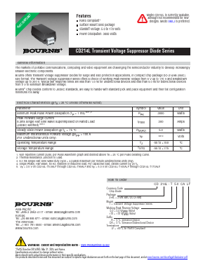 CD214L-T11CALF Datasheet PDF Bourns, Inc