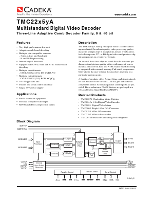 TMC22051A Datasheet PDF Cadeka Microcircuits LLC.