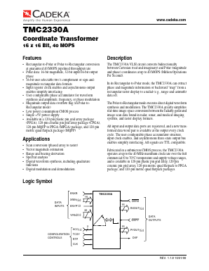 TMC2330AH6C Datasheet PDF Cadeka Microcircuits LLC.