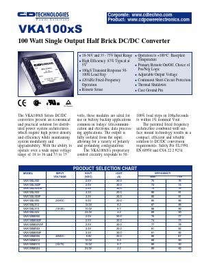 VKA100LS12 Datasheet PDF C AND D TECHNOLOGIES