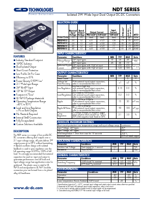 NDT4812 Datasheet PDF C AND D TECHNOLOGIES