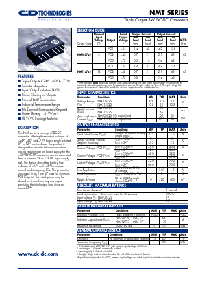 NMT0572S Datasheet PDF C and D TECHNOLOGIES
