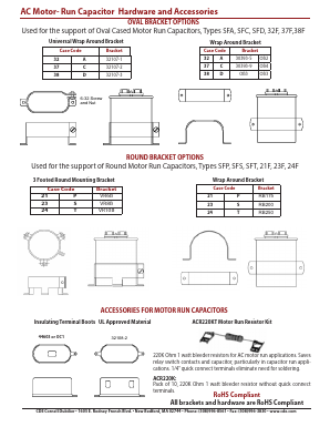 32107-2 Datasheet PDF Cornell Dubilier Electronics