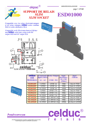 SLA03220 Datasheet PDF celduc-relais