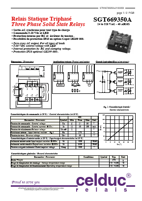 SGT669350A Datasheet PDF celduc-relais