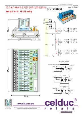 ESD08000 Datasheet PDF celduc-relais