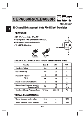 6060R Datasheet PDF Chino-Excel Technology