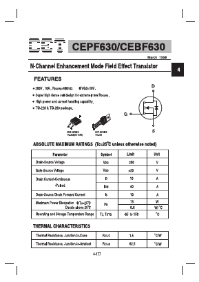 CEPF630 Datasheet PDF Chino-Excel Technology