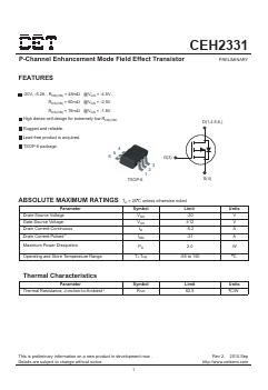 CEH2331 Datasheet PDF Chino-Excel Technology