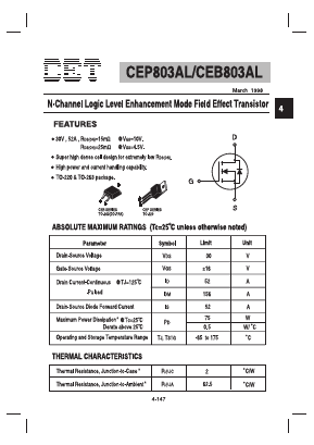 CEB803AL Datasheet PDF Chino-Excel Technology