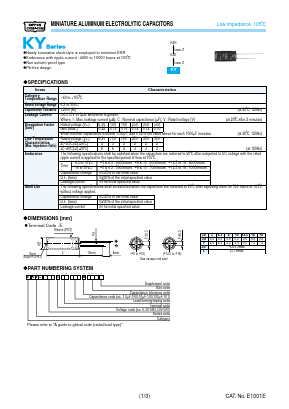 EKY-160ESS222MM15S Datasheet PDF United Chemi-Con, Inc.