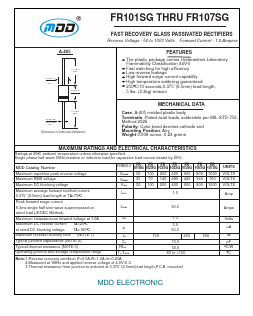 FR103SG Datasheet PDF Jiangsu Yutai Electronics Co., Ltd