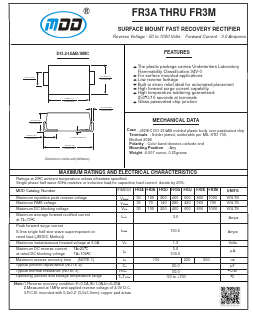 FR3A Datasheet PDF Jiangsu Yutai Electronics Co., Ltd