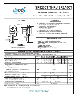SR880CT Datasheet PDF Jiangsu Yutai Electronics Co., Ltd