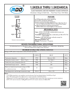 1.5KE68 Datasheet PDF Jiangsu Yutai Electronics Co., Ltd