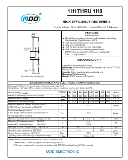 1H7 Datasheet PDF Jiangsu Yutai Electronics Co., Ltd