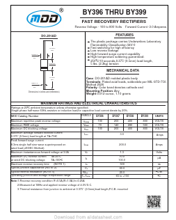 BY396 Datasheet PDF Jiangsu Yutai Electronics Co., Ltd
