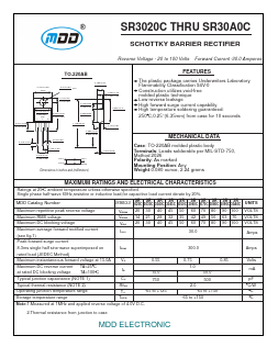 SR3050C Datasheet PDF Jiangsu Yutai Electronics Co., Ltd