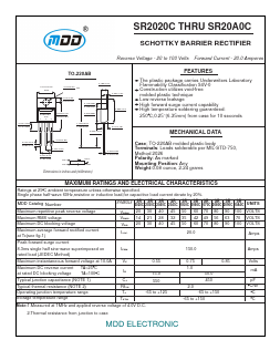 SR2070CT Datasheet PDF Jiangsu Yutai Electronics Co., Ltd