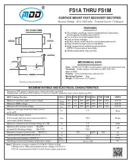 FS1D Datasheet PDF Jiangsu Yutai Electronics Co., Ltd