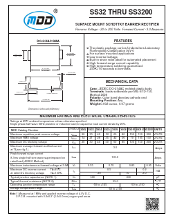 SS3200 Datasheet PDF Jiangsu Yutai Electronics Co., Ltd