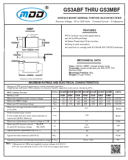 S3AB Datasheet PDF Jiangsu Yutai Electronics Co., Ltd