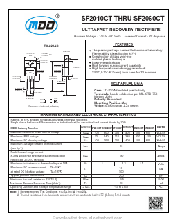 SF2010CT Datasheet PDF Jiangsu Yutai Electronics Co., Ltd