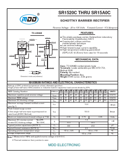 SR1570C Datasheet PDF Jiangsu Yutai Electronics Co., Ltd