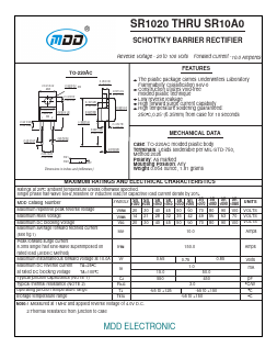 SR1045_ Datasheet PDF Jiangsu Yutai Electronics Co., Ltd